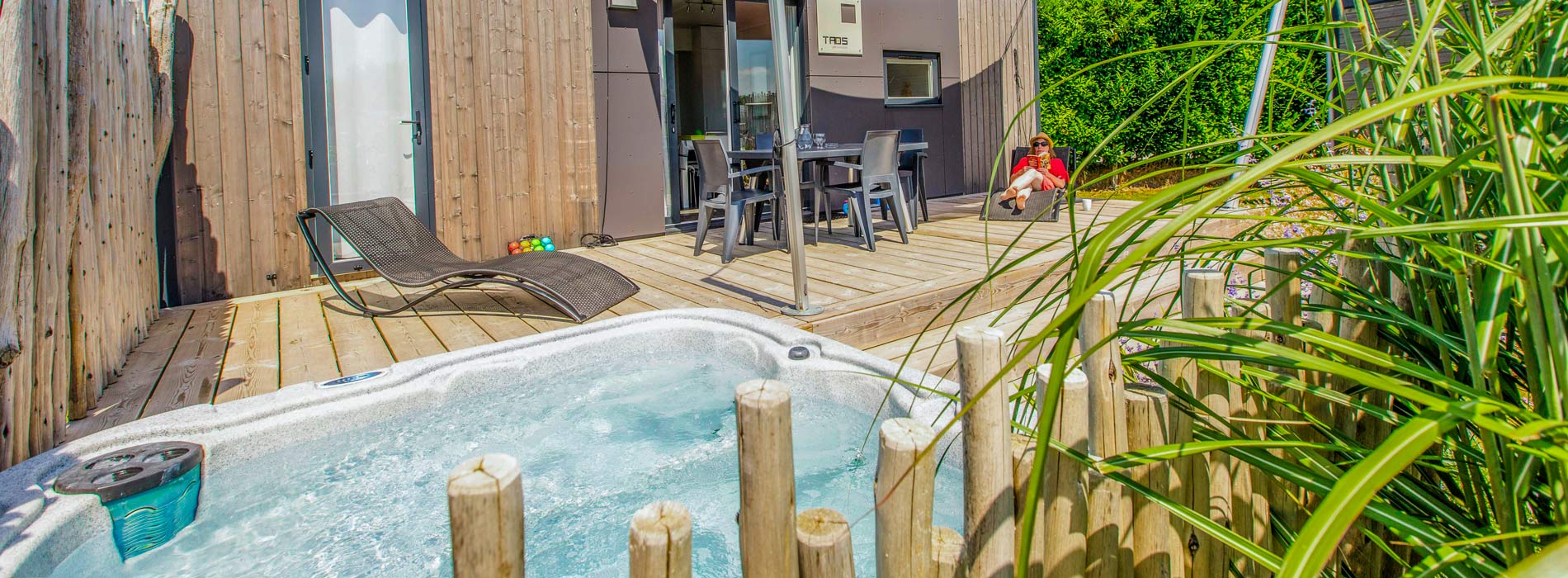 camping-location-mobil-home spa privatif saint benoit des ondes